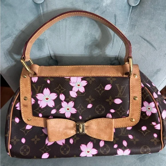 Vintage Louis Vuitton Monigram Cherry Blossom Sac Retro PM - Picture 1 of 5